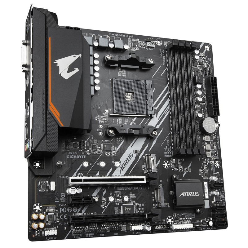 B550M AORUS ELITE - 1.0 - Motherboard - micro ATX - Socket AM4 - AMD B550 Chi...